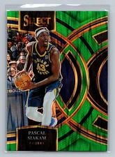 2023-24 Panini Select #193 Pascal Siakam Green Shock Prizms