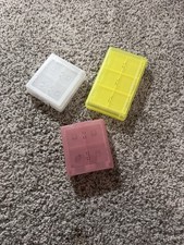 Nintendo DS Game Case Holder Lot of 3 Empty Cases