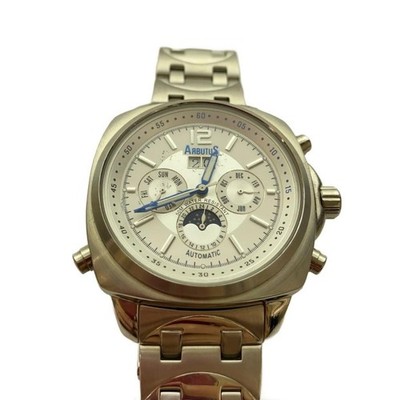 Arbutus Automatic Watch Analog Stainless Steel White AR0073