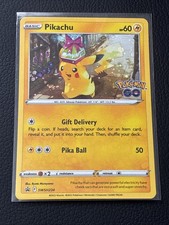 Pokémon Pikachu TCG Pokémon Go SWSH234 Holo Carta Rara 2022 Cosmos Rara