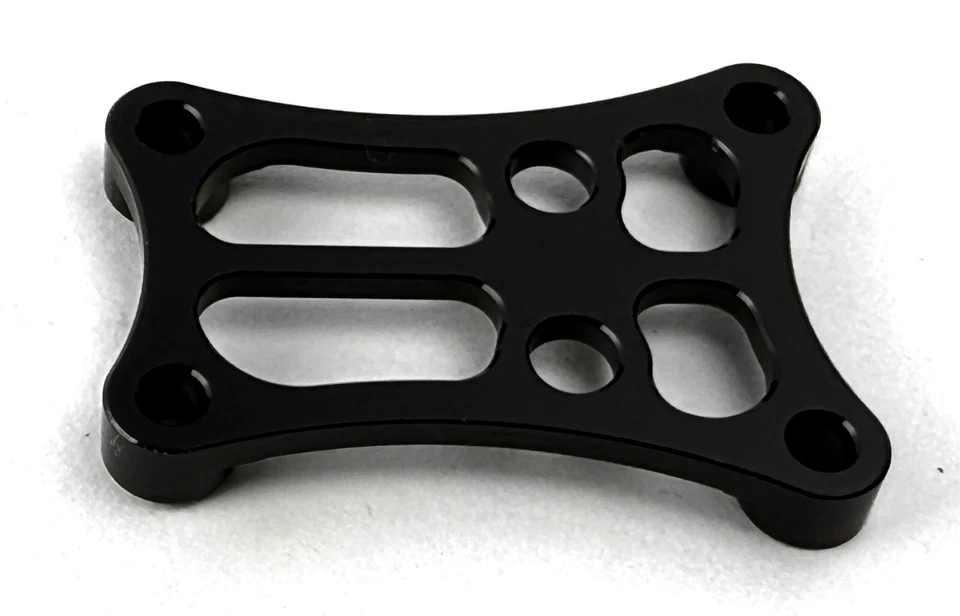 Dhawk CNC Aluminum Transmission Brace Black For Team Associated RC10GT - Image 2 of 3