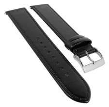 Junghans Max-Bill Bracelet Cuir XL Noir 20mm 027/4700 027/4600 027/4800