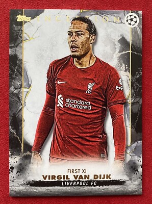 2023 Topps Inception UEFA VIRGIL VAN DIJK Base First XI Liverpool 