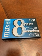 Maxell High Quality 8mm Video8 GX-MP 120 Camcorder Videotape New in Package