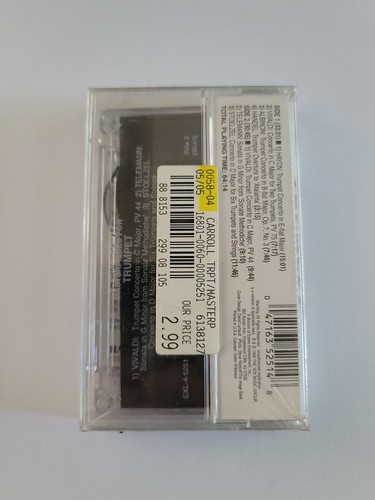 Classic Gold Masterpieces For Trumpet Cassette Tape 1994 Edward Carroll New - Picture 3 of 5