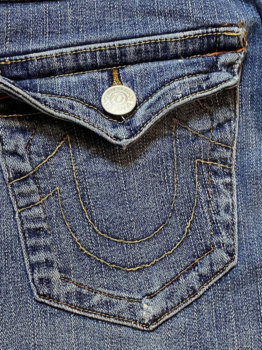 True Religion World Tour Jeans Womens Size 29X32 RN#108474