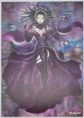 Liliana, Dreadhorde General Art Print MTG Magic Yoshitaka Amano