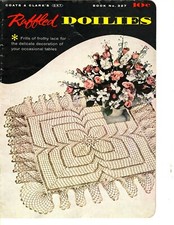 Coats  Clark Ruffled Doilies Book  327 Vintage Crochet Pattern Book