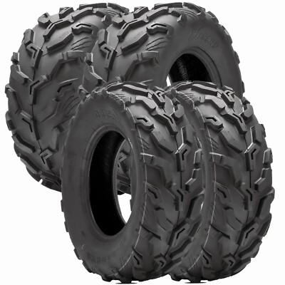 #ad #ad Full Set 4 25x8 12 25x10 12 ATV Tires 6Ply Mud UTV Eco Friendly Replacement Tire $219.99