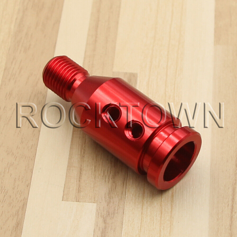 Fits Car Aluminum Shift Knob Adapter Non Threaded Shifters Black 12x1 - Foto 7