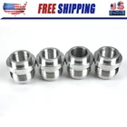 An16, 16 An Male Billet 6061t6 Aluminum Weld On Fitting Bung Qty:4