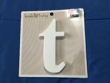 Koala Baby Wall Letter Lowercase "t" White NEW c1