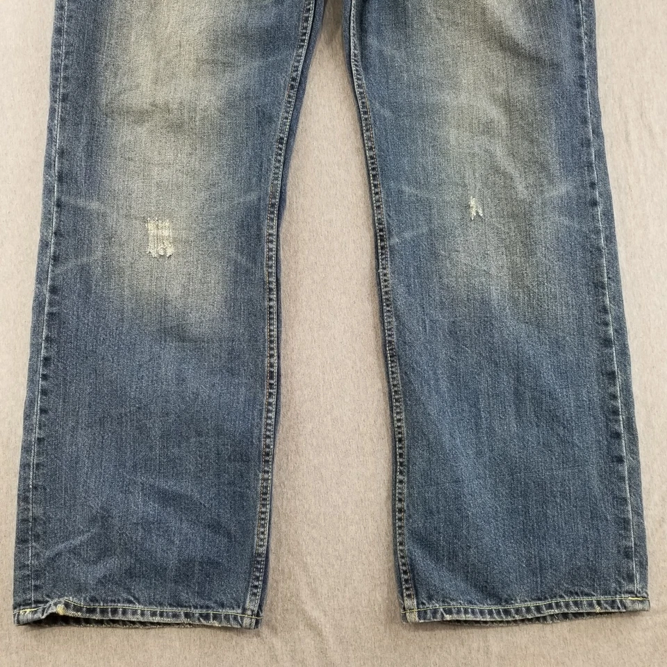 Pantalones de mezclilla Aéropostale para hombre talla 38x32 pierna recta 100 % algodón buena calidad Foto 4 de 4