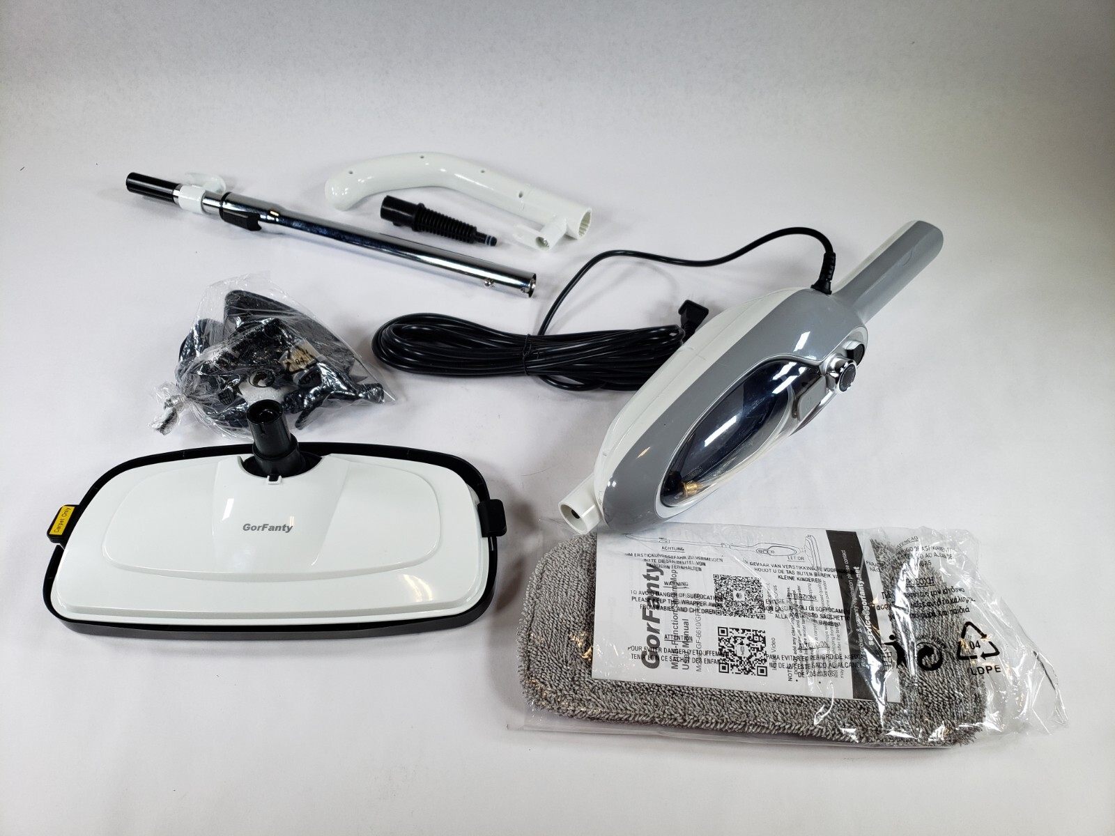 10-in-1 Multipurpose Steam Mop with 11 Detachable Attachments for Floors-image