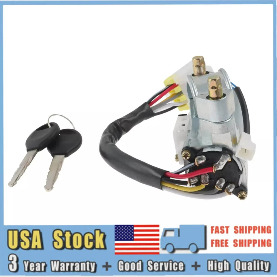 Ignition Lock Cylinder Assembly w/ Keys For 1995-1999 Nissan 200SX Maxima Sentra - Image 3 of 4