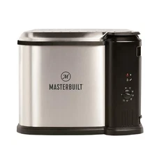 Masterbuilt Turkey Fryer Boiler Steamer 10 Liter Silver Extra-Large Electric New
