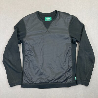 Reigning Champ Crewneck Sweatshirt Men' s Small Black Ripstop Terry Sweater