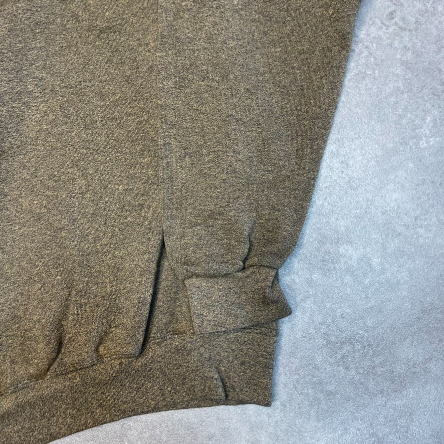 Lee Sweatshirt Mens Medium Christmas Rabbits Crew Neck Pull Over Jumper, Brown image 5