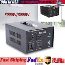 5000W/10000W Voltage Converter Transformer Step Up Step Down 110V to/from 220V