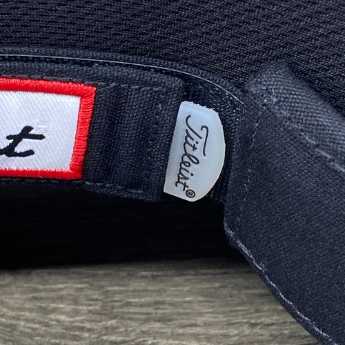 Titleist Footjoy Golf FJ Pro VI Visor Hat Adult Adjustable Embroidered Black - Picture 5 of 8