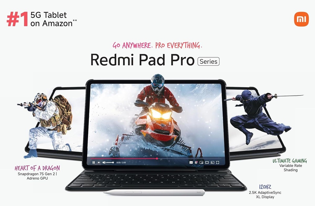 Redmi Pad Pro 5G Snapdragon 7s Gen 2 30.7cm 12.1