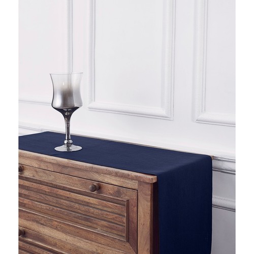 Solino Home 100% Pure Linen Table Runner for Summer Kitchen, Dining, Solid, Fete - Picture 17 of 199