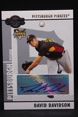 2008 Topps Co-Signers #102 David Davidson RC Rookie Autograph Card