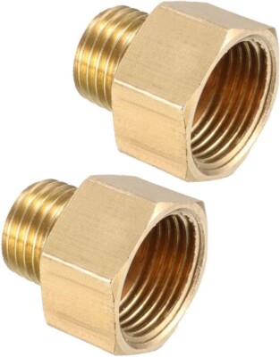 5 x Messing Rohrverschraubung Verbinder Adapter Schraube Schrauben