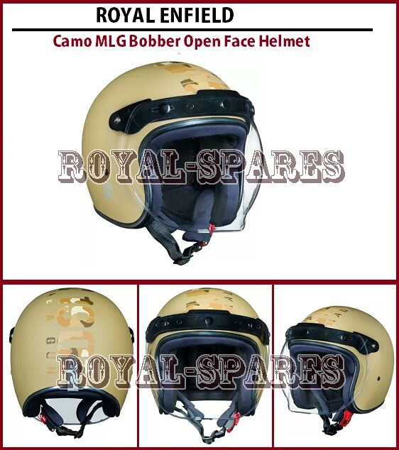 Royal Enfield ''CAMO MLG BOBBER MATT DESERT STORM HELMET'' Express  Shipping