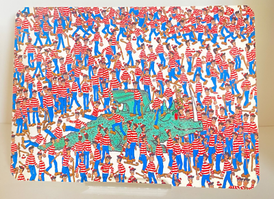 Where's Wally Now？ The Land Of Wallies Limited Postcard Walker