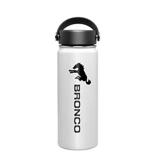 Ford Bronco 18 oz Insulated White Stainless Steel Travel Tumbler Mug