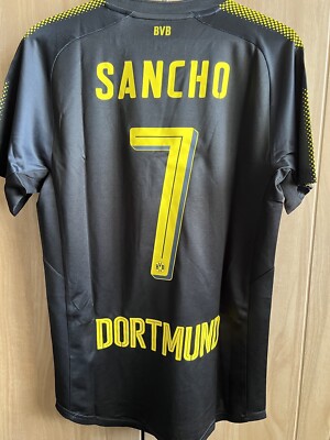 Genuine BNWT Borussia Dortmund 2017-18 Away Shirt Sancho
