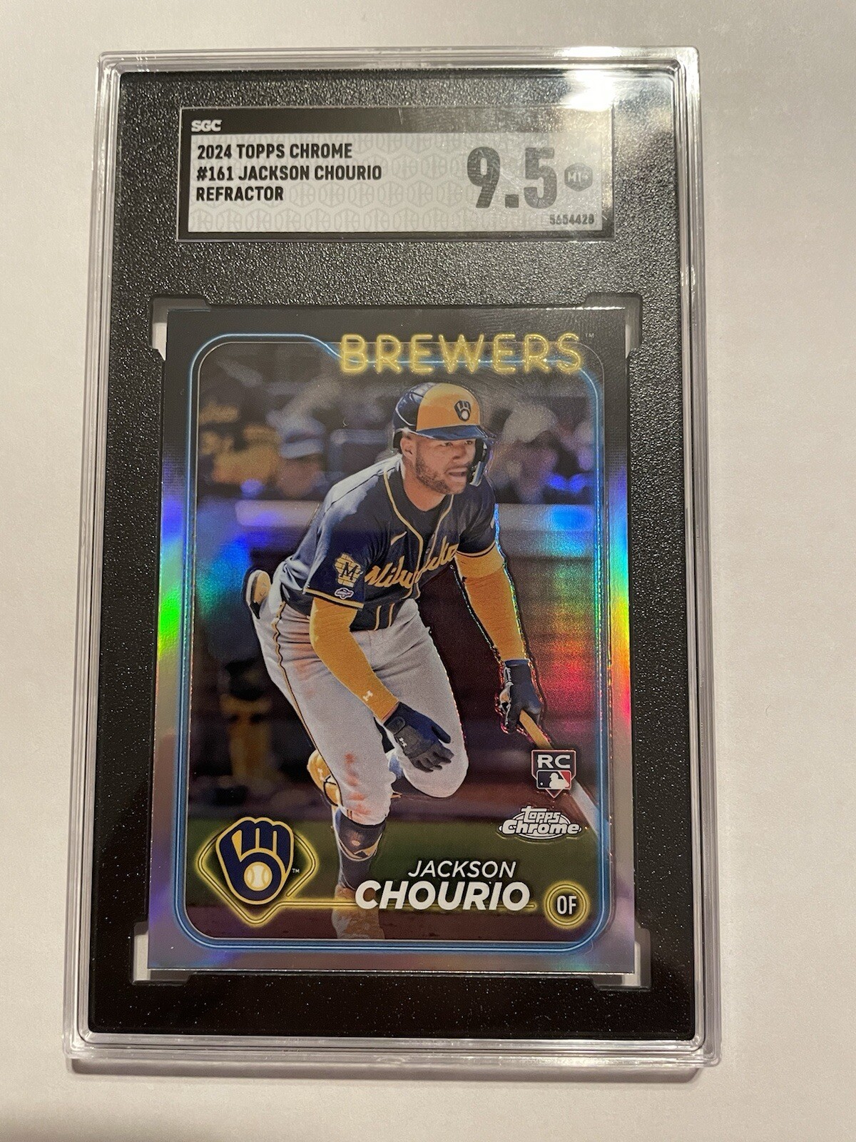 2024 Topps Chrome - Refractor #161 Jackson Chourio (RC)