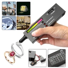 Portable Diamond Tester Pen with 30X Jewelry Loupe Gemstone Jewelry Tool Kit New