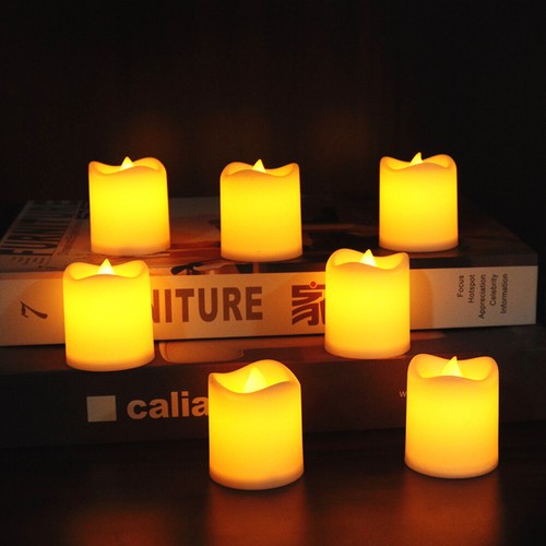 Led Tea Lights Candles LED Flickering Flameless Battery Operated Wedding UK^ - Picture 19 of 19