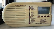 Sports Soother 4 way Alarm with AM/FM Radio. Sharper Image Design 
