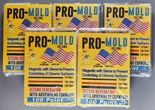5x Pro Mold MH100SA 2nd Gen w/ Sleeve 100pt Magnetic Card Holder One Touch