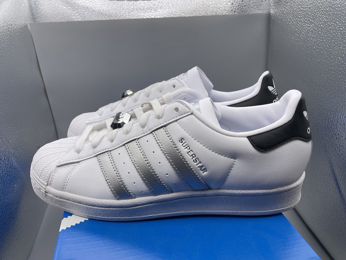 Adidas Superstar W8 White / Silver Metallic / Black inspired by