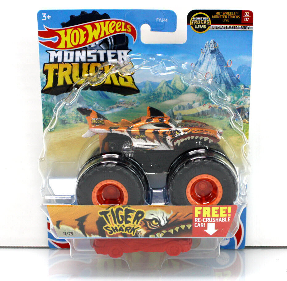 Hot Wheels Monster Trucks Tiger Shark 2/16