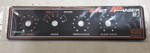 ROLAND JET PHASER AP 7 VTG RARE NOS FACE PLATE ORIGINAL GITARRE EFFEKTPEDAL WOW
