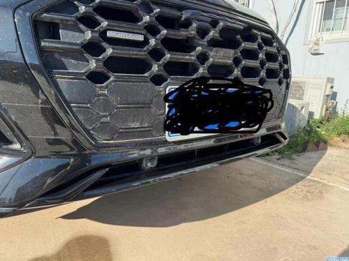 Sportback ABS Black Front Bumper Lip Molding Cover Trim For 2021-24 AUDI Q5 SQ5 - Foto 8 di 10