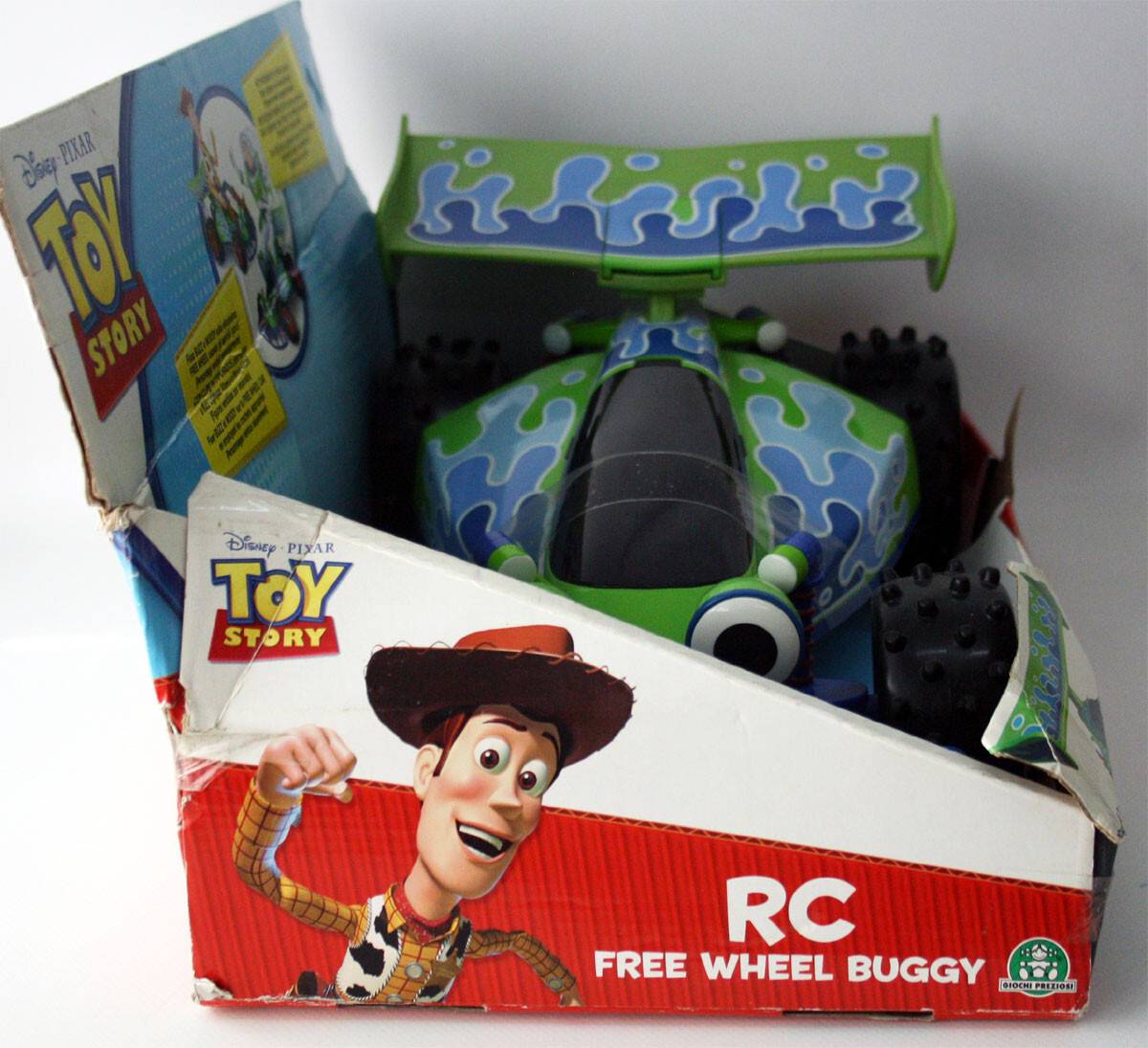 トイストーリー　フィギュア　RC Free Wheel Buggy 1996 Disney's Toy Story RC Free Wheel Buggy Thinkway Toys