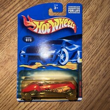 2001 Hot Wheels #73 Logo-Motive Series 1/4 PHANTASTIQUE Red w/Chrome Lace Spokes