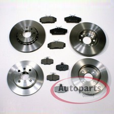 Bremsscheiben Ø 305 mm + Ø 265 mm + Beläge vorne hinten für Renault Espace III