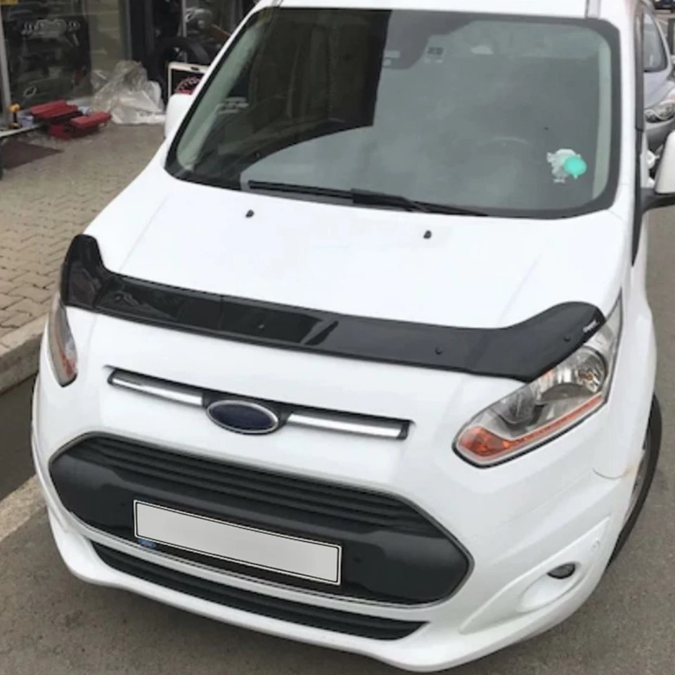 Protector deflector capó para Ford Transit Connect 2014-2018 protector contra insectos Foto 3 de 4