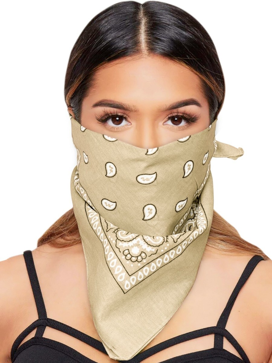 Boolavard 100% Cotone Paisley Bandana Bandana/capelli Banda Sciarpa Collo Polso Wrap Band Headtie - Foto 11