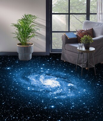 3D Blue Galaxy 529NA Floor WallPaper Murals Wall Print 5D AJ WALLPAPER AU Fay