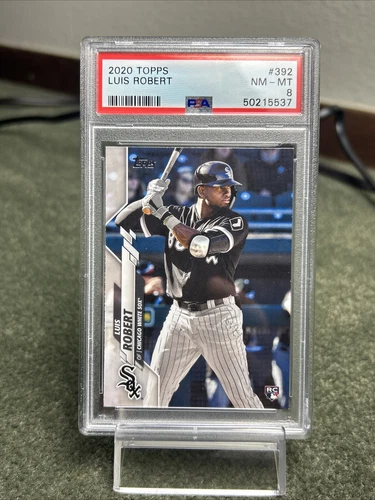2020 Topps - #392 Luis Robert /2020 (RC) PSA 8
