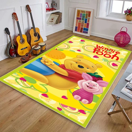 Alfombra 3D Winnie The Pooh alfombra de salón alfombra de suelo alfombras antideslizantes DE - Imagen 13 de 29