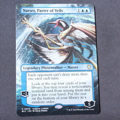 Narset, Parter of Veils (Borderless) 76 NM MTG Commander: Bloomburrow Rare  | eBay
